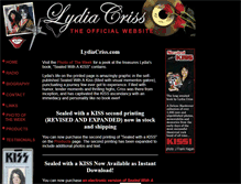 Tablet Screenshot of lydiacriss.com